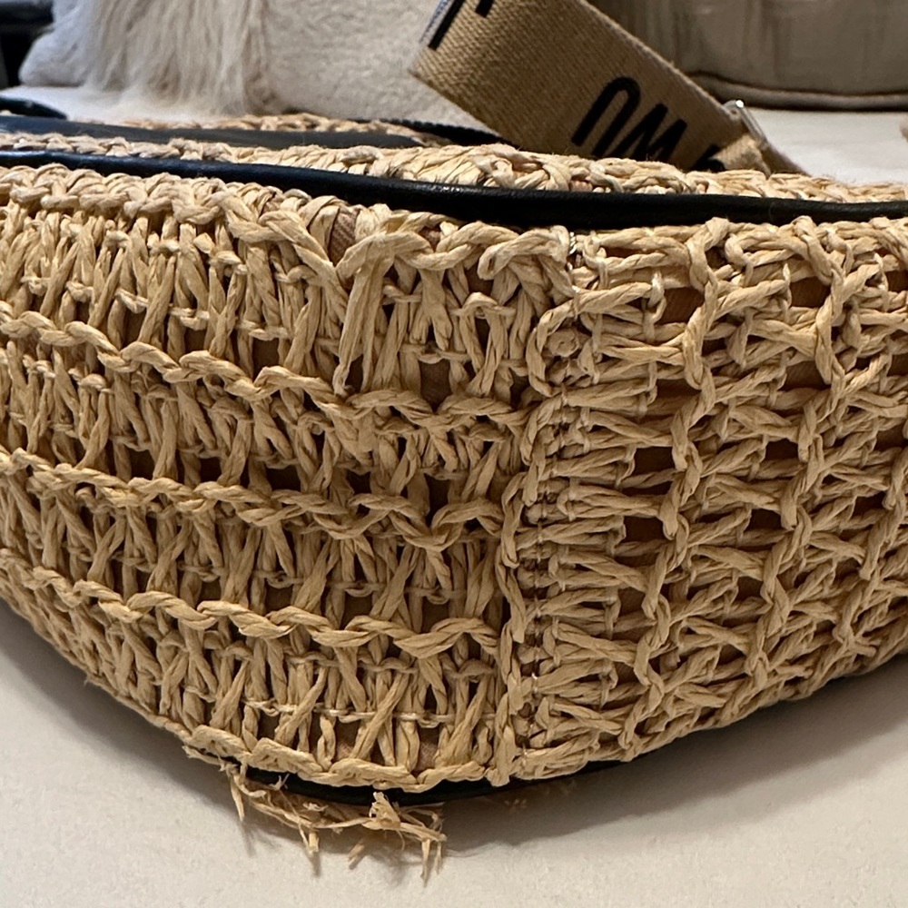 Jason Wu Woven Beige and Black Crossbody - Picture 5 of 8